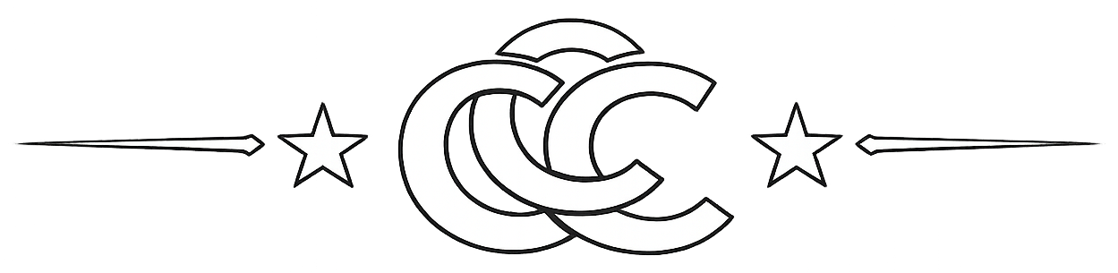 CCC interlocking C emblem with stars